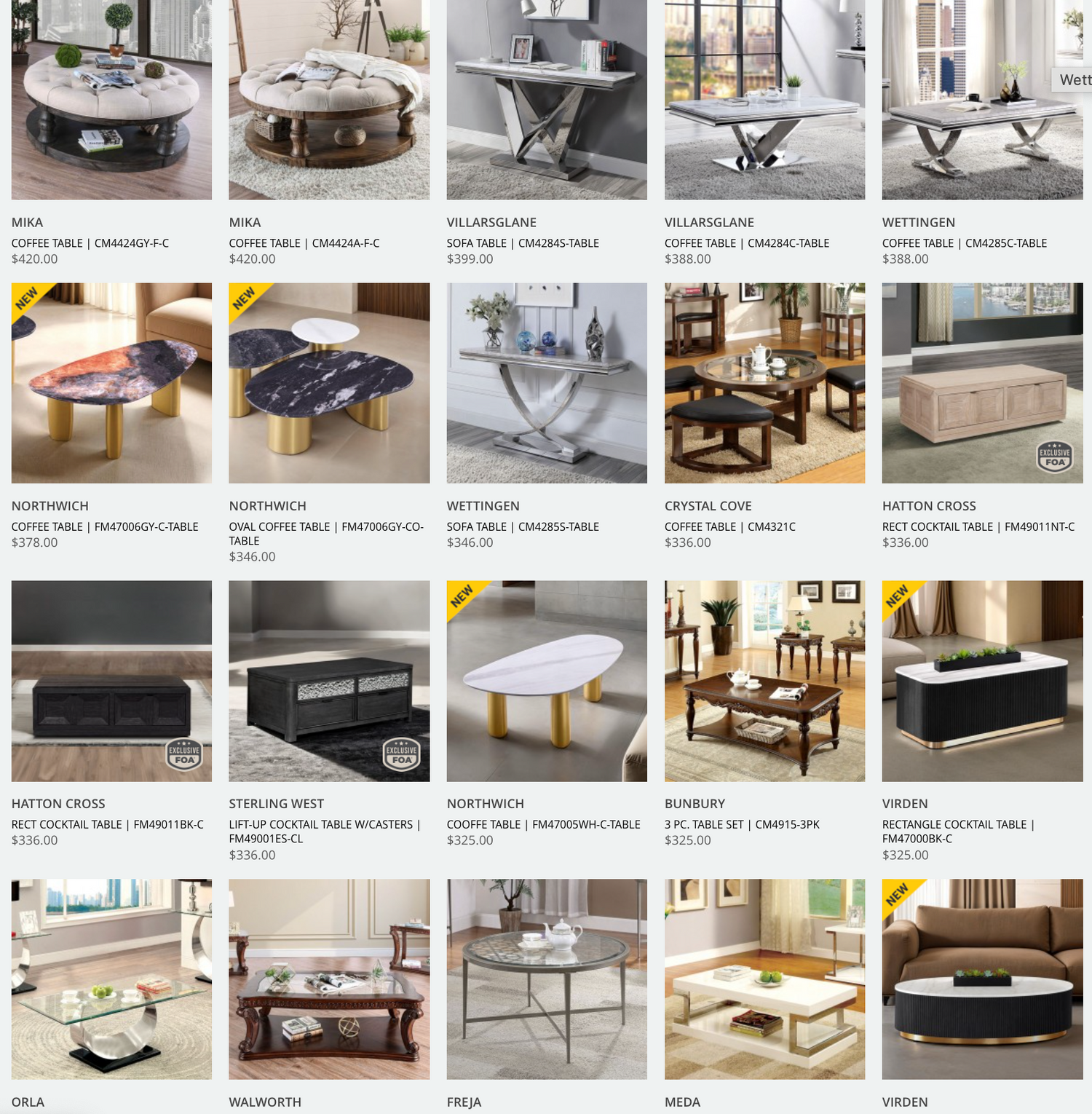 Luxury Coffee Table
